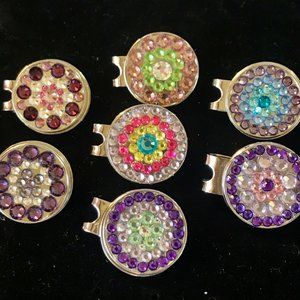 Pretty Putts Golf Ball Markers - The Purples